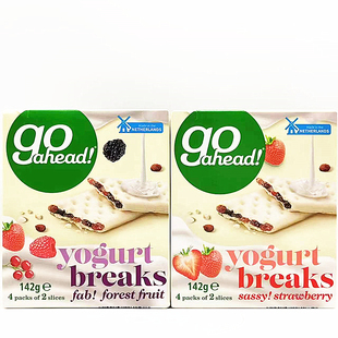 Breaks果悠萃酸奶蓝莓红莓草莓浆果夹心饼干 Yogurt ahead