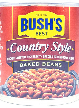 454g Bush'S Country Style Baked Beans美国布什乡村风味烤焗豆