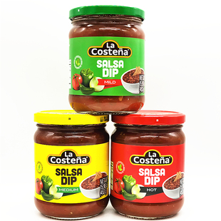 Dip Salsa Mild 453g墨西哥乐口泰微辣莎莎酱休闲沾酱 Costena