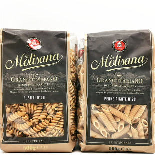 Pasta茉莉莎娜全麦两头尖 Wheat 螺丝形意大利面 Whole Molisana