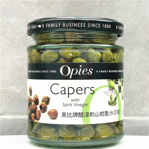 Opies Capers With Spirit Vinegar英国奥比水瓜榴用于烟熏三文鱼
