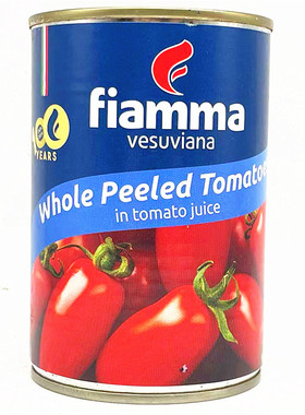 Fiamma Whole Peeled Tomatoes Juice意大利火山整个去皮番茄罐头