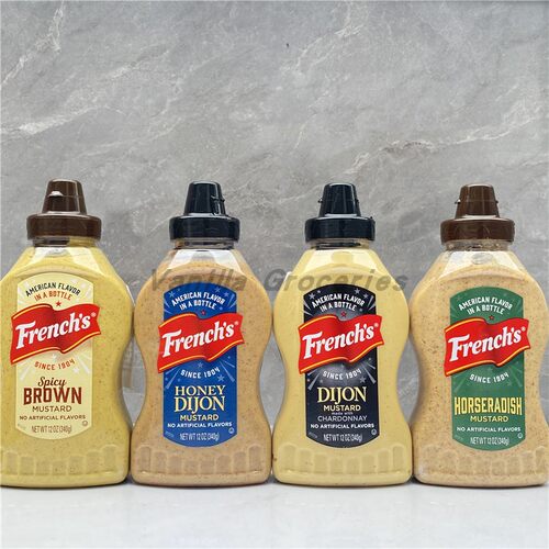 美国旗牌辣根蜂蜜芥末酱