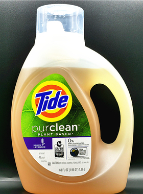 1.86L Tide Laundry Detergent美国汰渍浓缩蜂蜜薰衣草香型洗衣液
