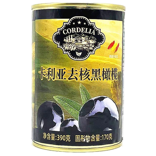 卡利亚pittedblack去核黑橄榄