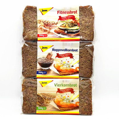 德国捷森全麦黑麦面包