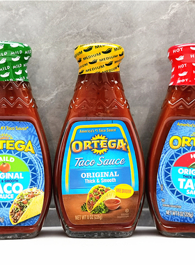 Ortega Original Taco Sauce美国欧特佳墨西哥脆玉米夹饼调味酱