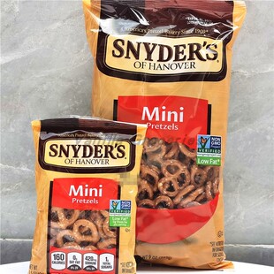 Snyder's Mini Pretzels美国施耐德迷你蝴蝶型面包酥椒盐脆饼干