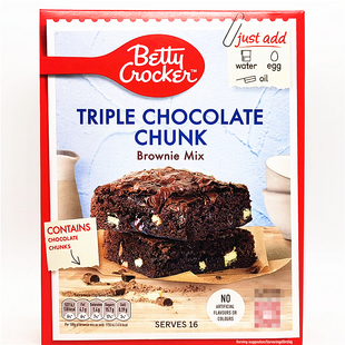 Betty Chocolate Brownie Mix 希腊贝蒂三重巧克力布朗尼蛋糕粉