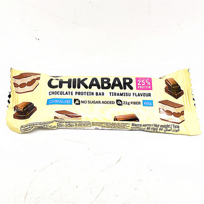 60g俄罗斯提拉米苏味夹心蛋白棒Tiramisu Chocolate Protein Bar