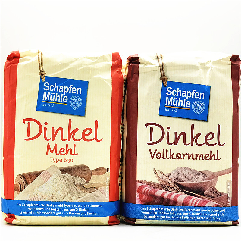 Schapfen Muhle Dinkel Spelt Flour德国斯佩尔特全麦粉 小麦面粉