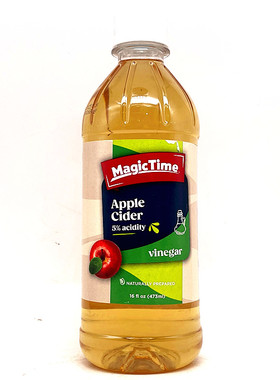 美国魔法时光苹果醋Magic Time Apple Cider 5% Acidity Vinger