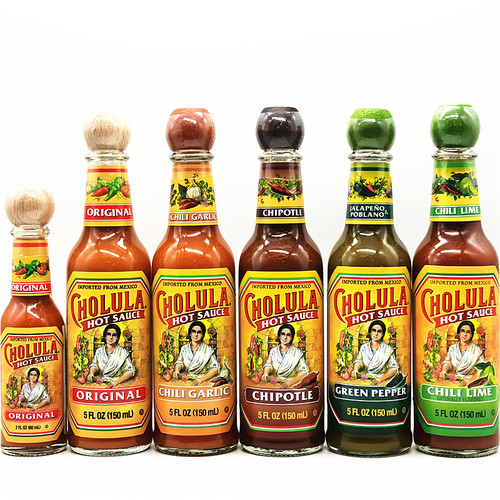 Cholula Original Hot Sauce乔卢拉原味 蒜味 青柠味辣椒调味酱