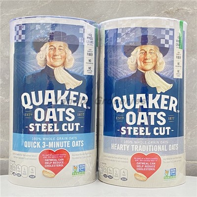 桂格快熟钢切传统燕麦片Quaker Oats 100% Whole Grain Steel Cut