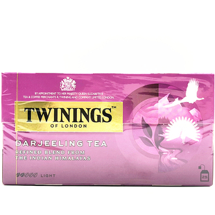 25包50g Twinings Darjeeling Tea Bags波兰进口川宁大吉岭红茶