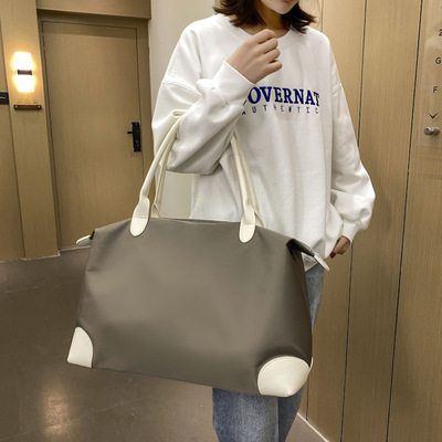 新款旅行袋瑜伽健身包登机训练包住宿助产包男女通用大容量收纳包