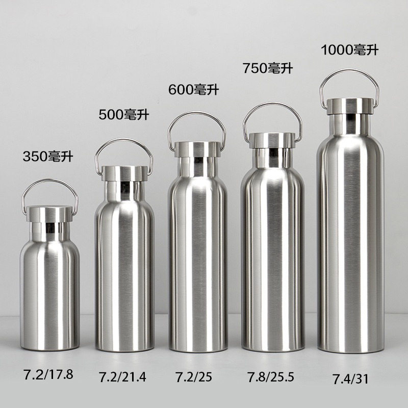 304美式大口保温杯批发便携大容量双层全钢水壶户外骑行运动水杯