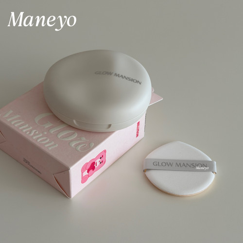 韩国GLOW MANSION肌肤网纱气垫遮瑕持久持妆pdrn养肤型粉底液服帖
