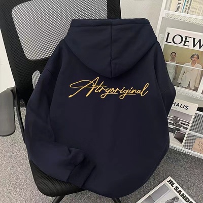 美式潮牌vintage卫衣男女复古