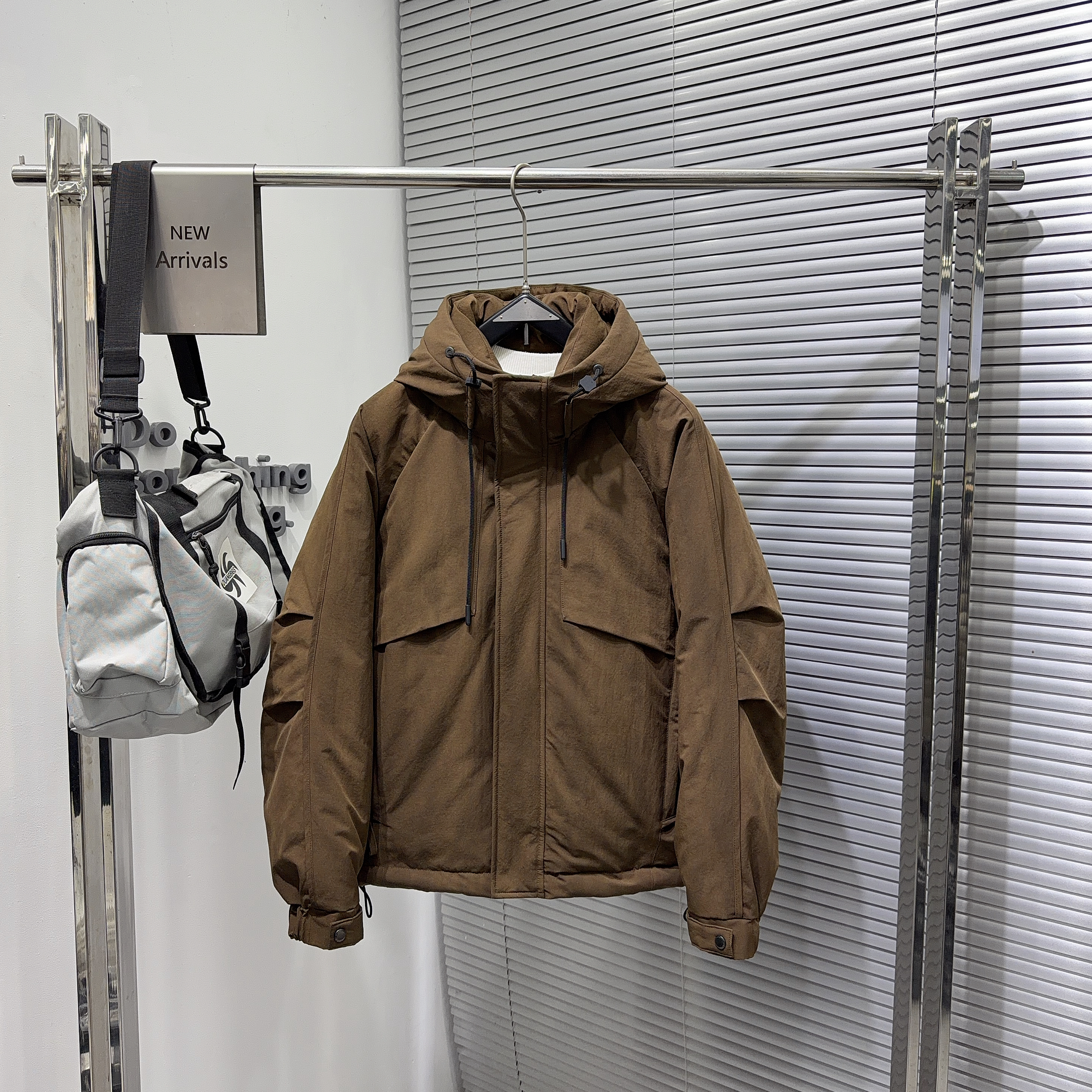 M3冬季男士连帽羽绒服美式潮流宽松90白鸭绒保暖户外羽绒冲锋衣潮