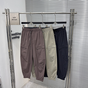 爆款 潮流百搭宽松束脚运动长裤 休闲工装 实体王炸 子 裤 乾尚夏季