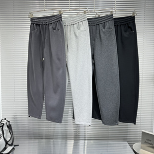 垮裤 乾尚2025春季 弯刀裤 360G小直筒卫裤 百搭软弹针织青年 重磅新款