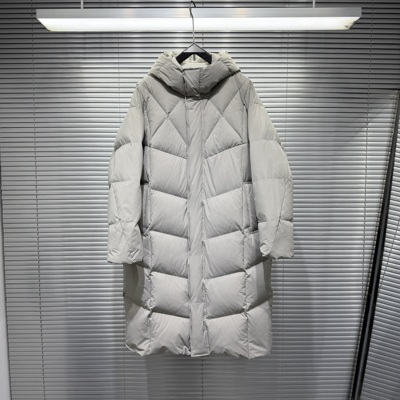 【90白鹅绒】极寒高充绒量排骨中长款过膝羽绒服男冬季连帽面包服