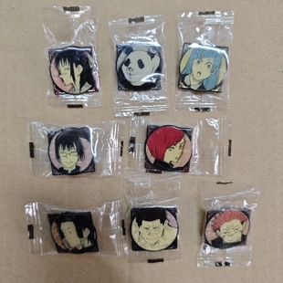 咒术回战金属徽章纽扣吧唧限定五条悟甚尔伏黑惠包装未拆正版日单