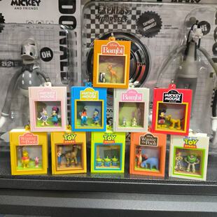 正品迪士尼迷你故事书系列盲盒玩具总动员摆件挂件饰手办公仔礼物