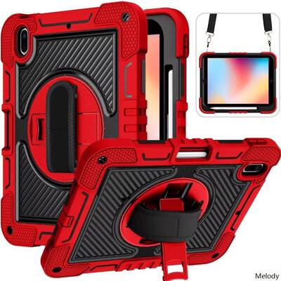 casing iPad 10th kids case ipad10.9 2022 shockproof cover肩带保护套适用苹果平板保护套旋转支架防摔壳