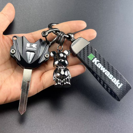 适用于川崎NINJA400/500/650/ZX6R/ZX10R ZX4R钥匙壳套扣改装件
