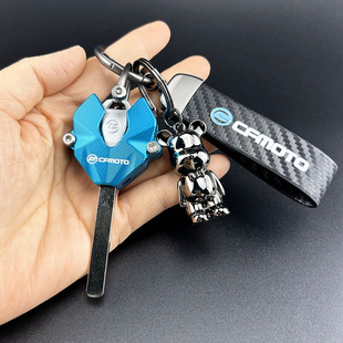 适用春风450SR S 675SR 250SR 800NK 450CLC钥匙壳盖套钥匙扣配件