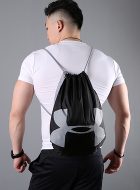 美国UA安德玛Ozsee运动健身抽绳包男士背包双肩包