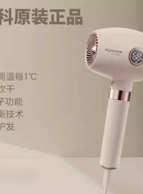 飞科吹风机智能数显负离子吹风机