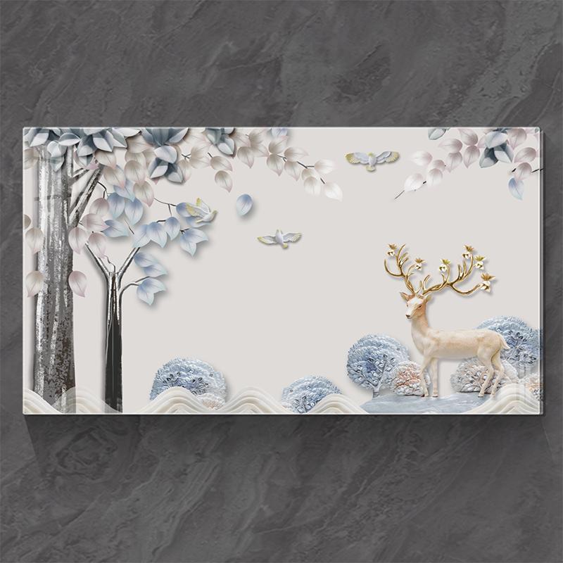 素色图案补洞口遮丑遮挡小装饰画