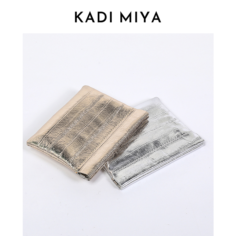 KADIMIYA轻奢时尚手拿包袋卡袋简约高级感牛皮迷你证件包零钱包
