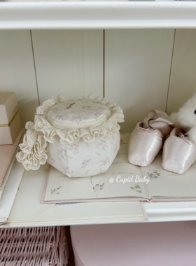 Cupid Baby 请一直温柔下去！2.0版 原创手作 碎花花边收纳化妆包