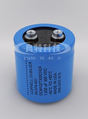 美国300V1000uf  CORNELLDUBILIER电解电容85℃全新原装尺寸50x60