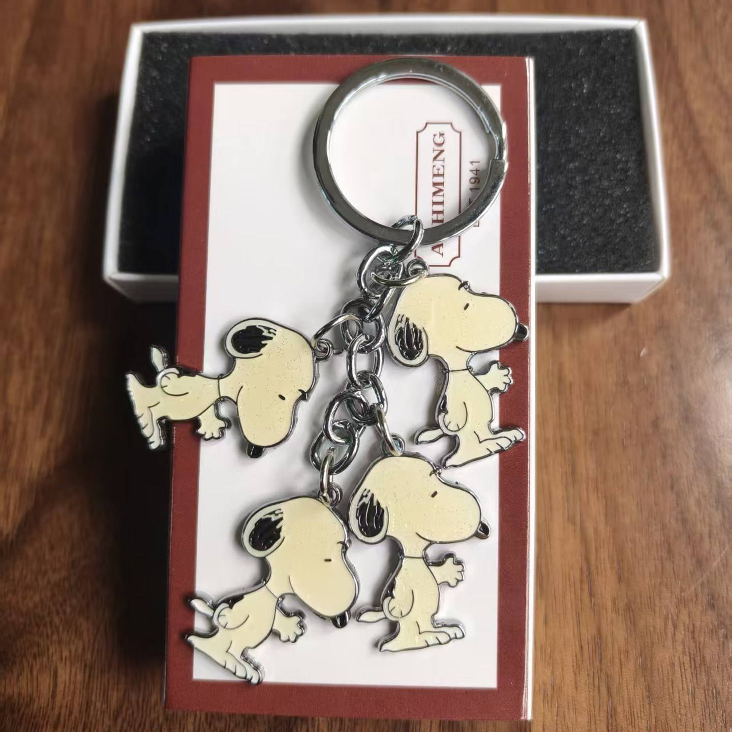 可爱小狗钥匙扣创意女款精致金属挂件小巧网红ins