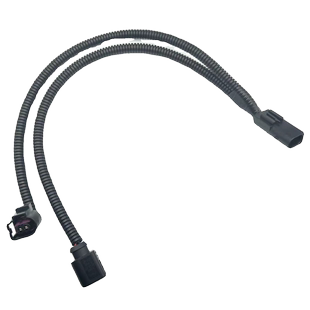 适配id4 id3 6x crozz朗逸plus无损改装蜗牛喇叭一拖二插头线束