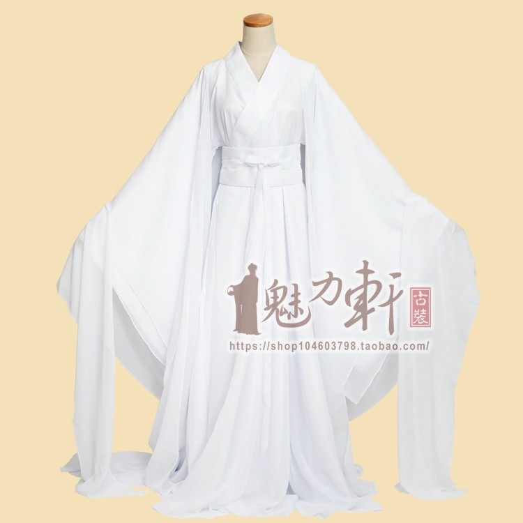三生三世十里桃花素素白浅同款服装白色仙女古装实物精美汉服飘逸