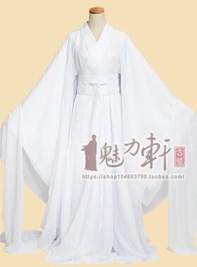三生三世十里桃花素素白浅同款服装白色仙女古装实物精美汉服飘逸