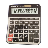 伊得利计算器AD 120办公财务会计双电源12位数计算器办公计算器