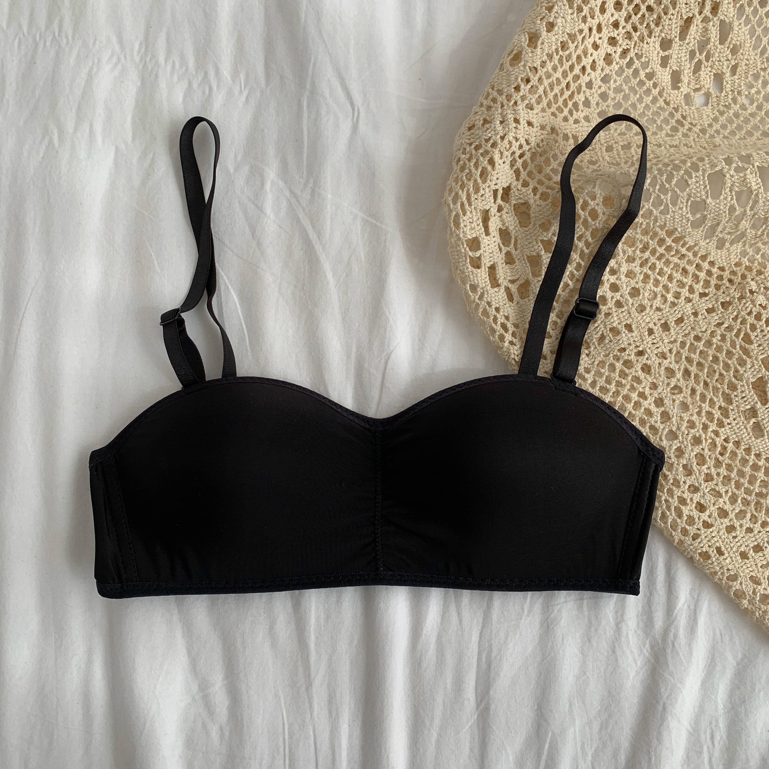 New year's red traceless underwear bra with bra underwear set