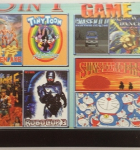 电视游戏  世嘉 SEGA 16位MD游戏卡带 黑卡KE811组合卡