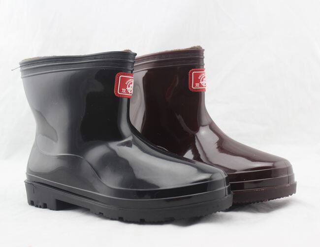 Chaussures - bottes caoutchouc homme pour hiver - semelle tendon - Ref 960917 Image 1