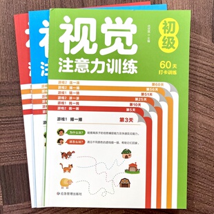 视觉注意力训练书儿童提高专注力培养耐心幼儿早教逻辑思维训练书
