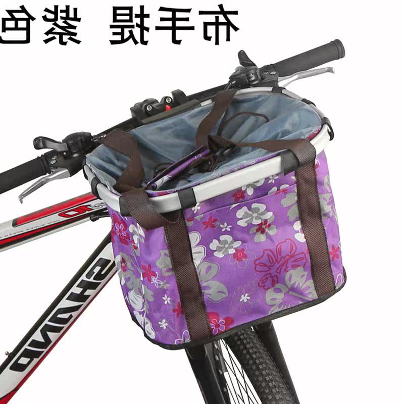 Panier pour vélo en toile - Ref 2258335 Image 4