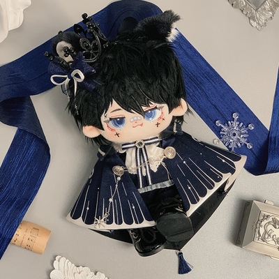 可奈造物绀蝶迷章20CM棉花娃衣原创无属性蝴蝶王子礼服玩具