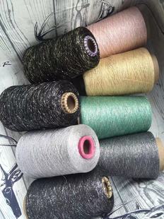 有骨感不扎 高级闪丝棉 线配线 闪丝亚麻夏季 70%棉 细支亮丝棉